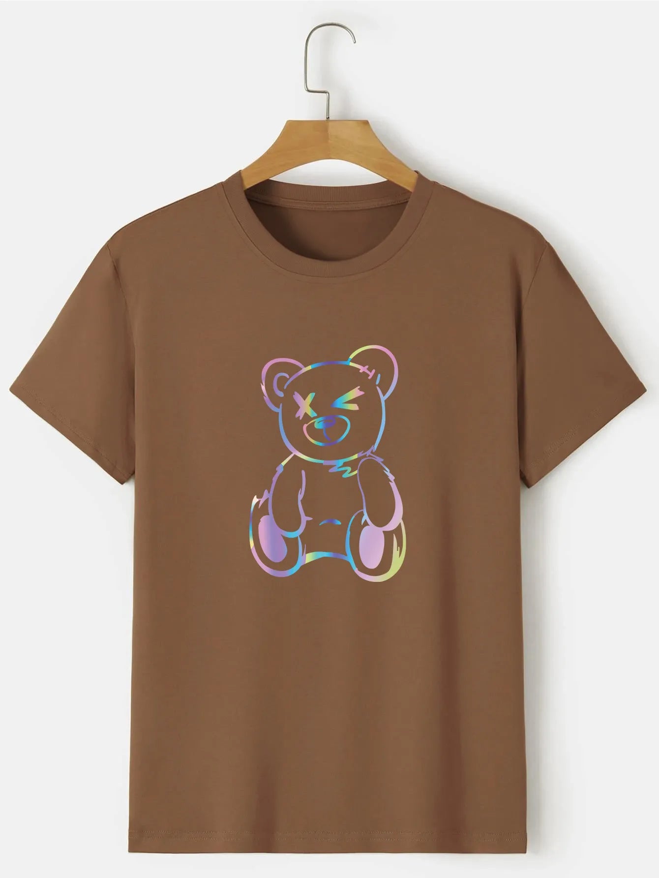 MGS Teddy Bear Print Tees: Your Essential Men's Summer Fashion Statement - Man Gifts Shop