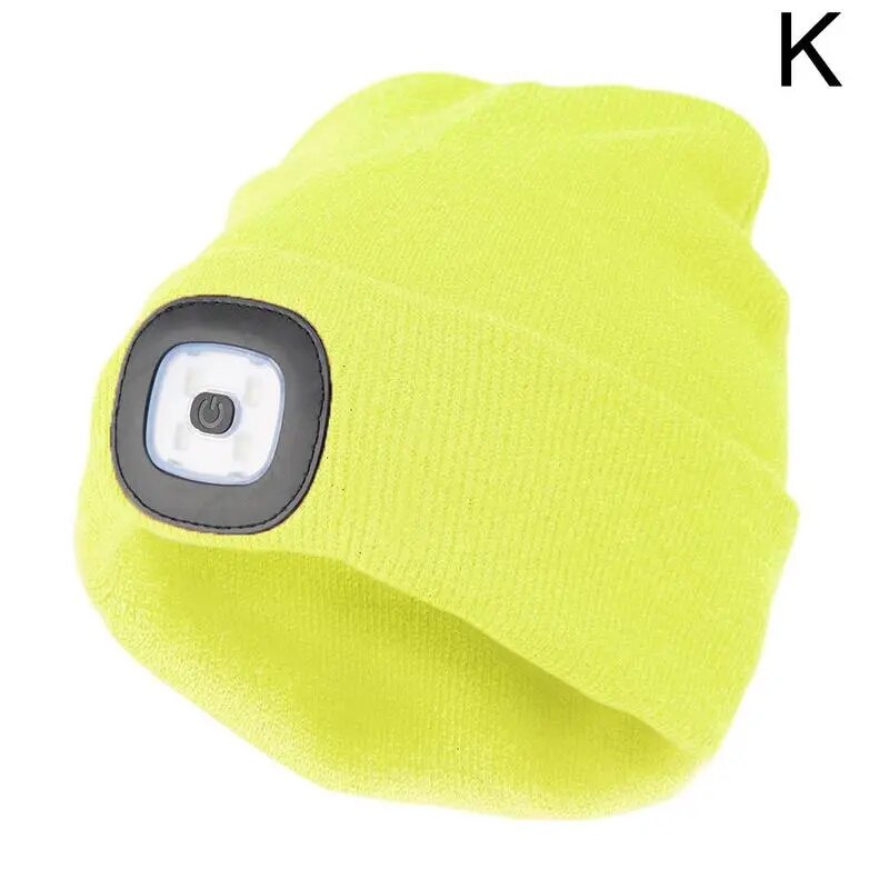 Unisex LED Beanie with Light, USB Rechargeable Hands-Free LED Headlamp Hat - Man Gifts Shop