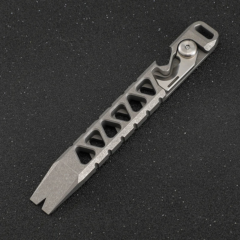 EDC Titanium Alloy Crowbar Multifunction Bottle Opener - Man Gifts Shop