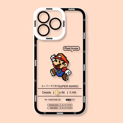 Super Mario Bros Silicone Case for iPhone 15 Pro Max, 16, 14  – Fun, Retro Style Meets Everyday Protection