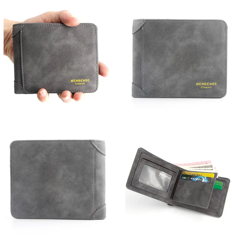 Your Perfect Everyday Companion: Slim Card Holder Wallet with Photo Slot - Man Gifts Shop