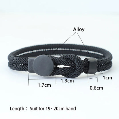 MGS Lucky Cord Bracelet for Men – Grade A Beaded Rope Bracelet