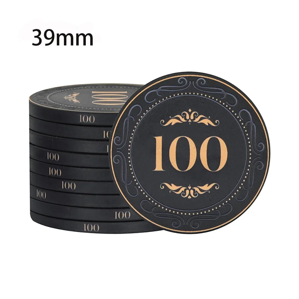 High-Quality 10PCS Ceramic Poker Chips - Man Gifts Shop