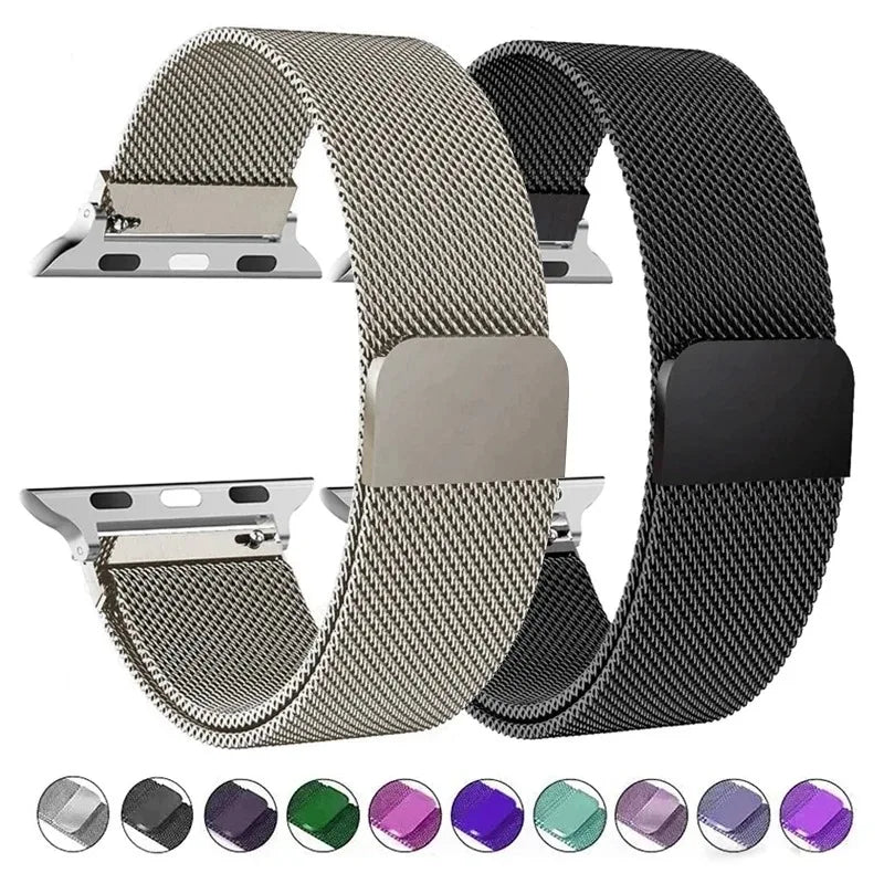 Milanese Strap for Apple Watch Bands | 38mm, 40mm, 41mm, 42mm, 44mm, 45mm, 49mm | Compatible with iWatch Series 9, 8, 7, SE, 6, 5, 3, Ultra 2