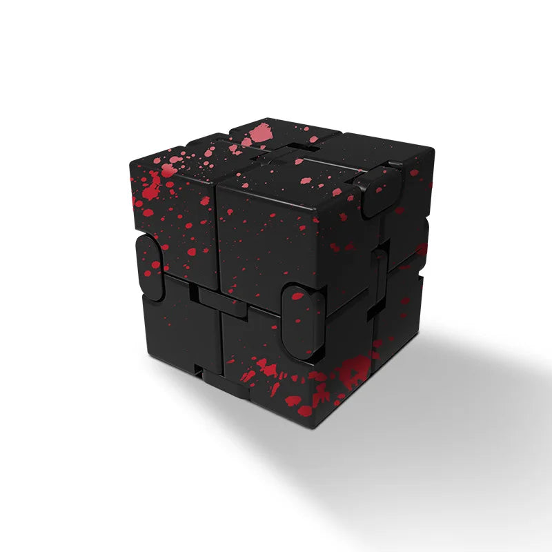 MGS Ease Stress with Our Metal Infinity Cube - Perfect Gift, Ideal for Anxiety Relief at the Office - Man Gifts Shop