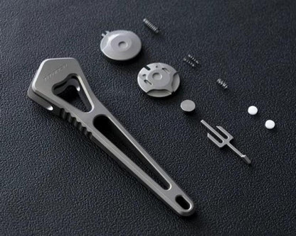 EDC Real Titanium Alloy Shaving Razor Handle For Men