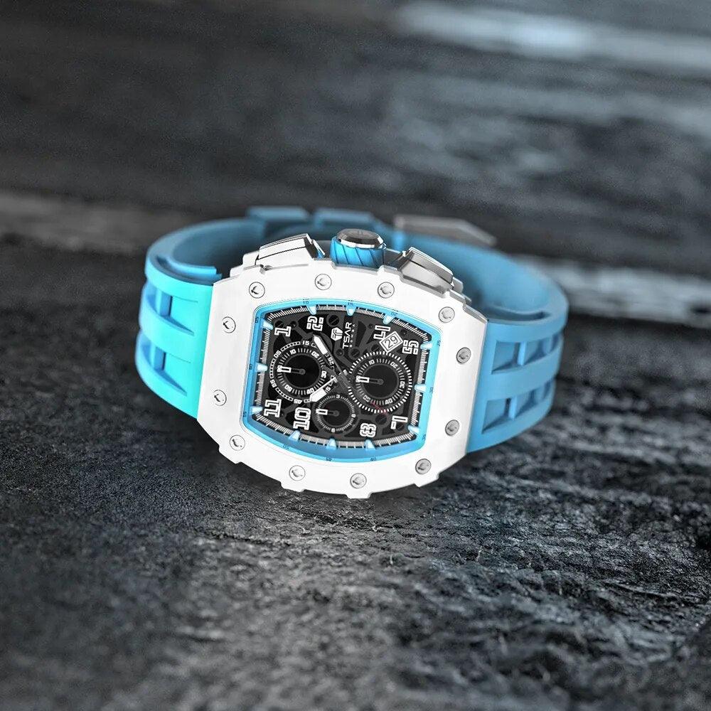 Original Luxury Watch Luminous Hand Silicone Strap 50M Water Resistant Watch for Men - Man Gifts Shop