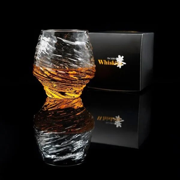 MGS Whiskey Tumblr Glass Wine Set Drinkware Signature Set Gift Box - Man Gifts Shop