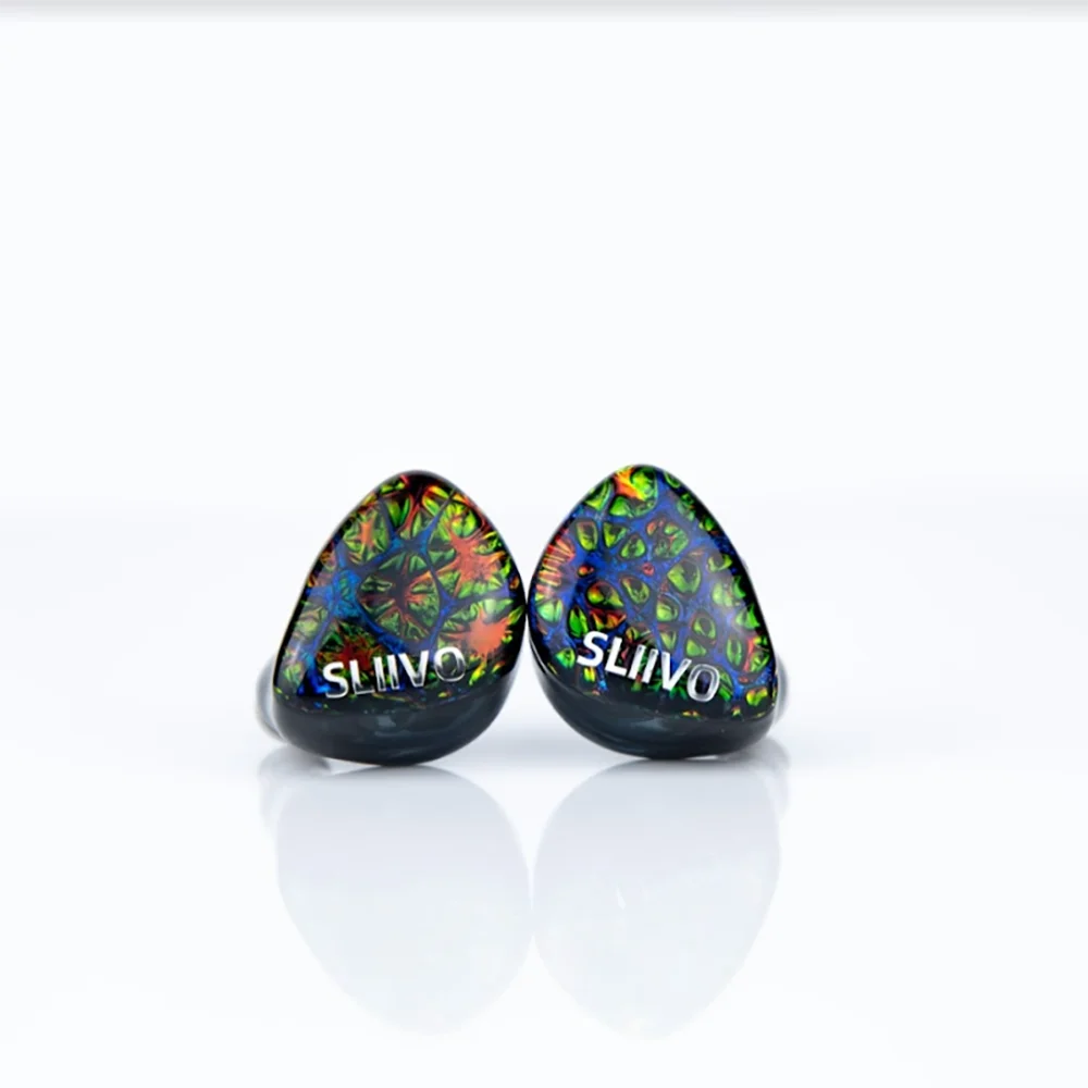 SLIIVO SL41 MK2 IEM 1DD+4BA Hybrid Technology In-Ear Headphones 10 Drivers Hifi In-Ear Monitor 2-Pin Balanced Plug