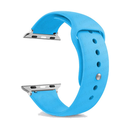 Silicone Strap for Apple Watch - Compatible with Series SE 9, 8, 7, 6, 5, 3, Ultra 2 | 38mm-49mm Bands