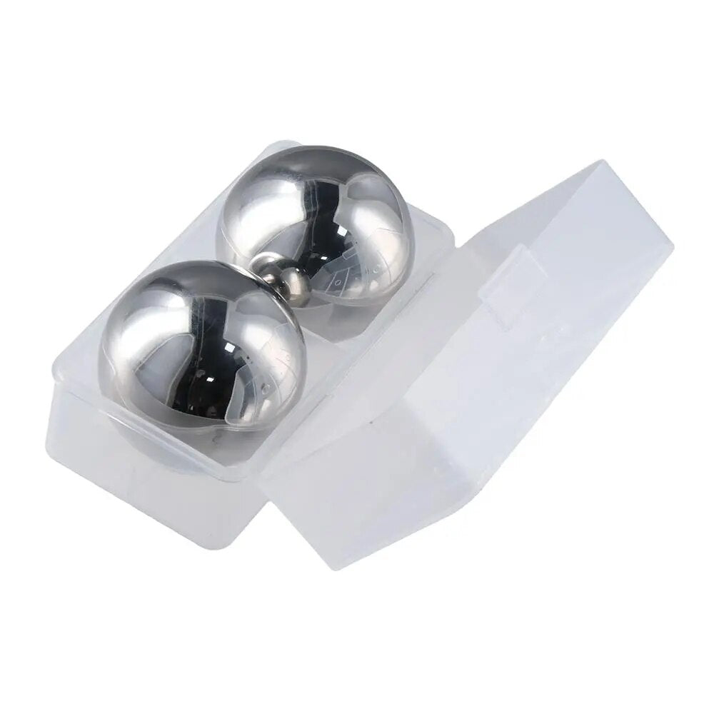 Reusable Whiskey Stone Balls Stainless Steel - Man Gifts Shop