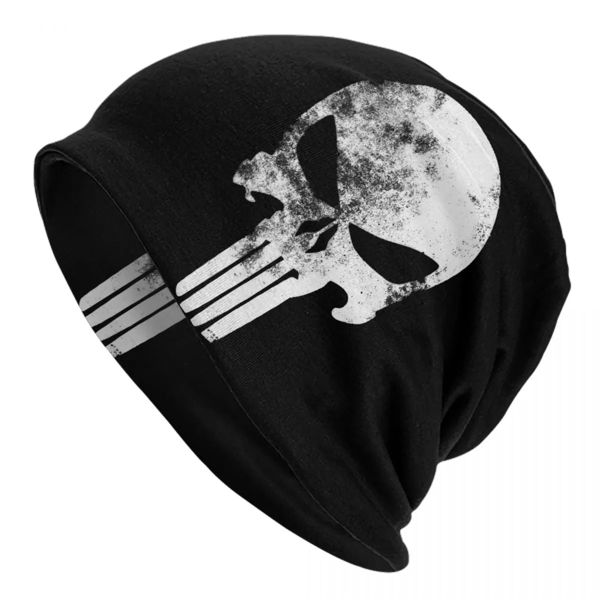 Embrace the Dark Elegance with Heavy Metal Punisher Skull Beanies - Man Gifts Shop