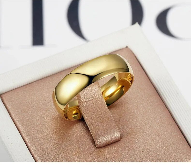 Golden Engagement Wedding Ring For Men - Man Gifts Shop