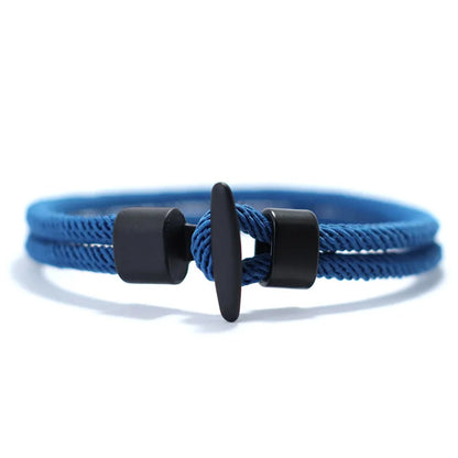 51Luckind Milan Rope Anchor Bracelet – Handmade Cotton Survival Jewelry for Men & Women
