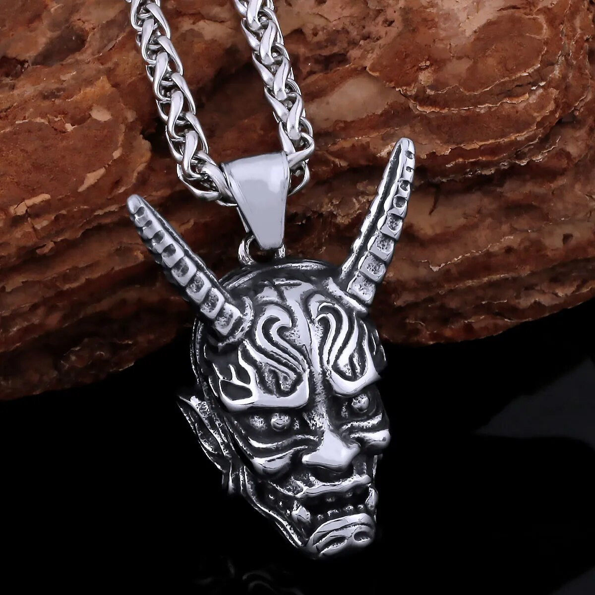 MGS Creative 316L Stainless Steel Ghost Skull Necklace - Man Gifts Shop