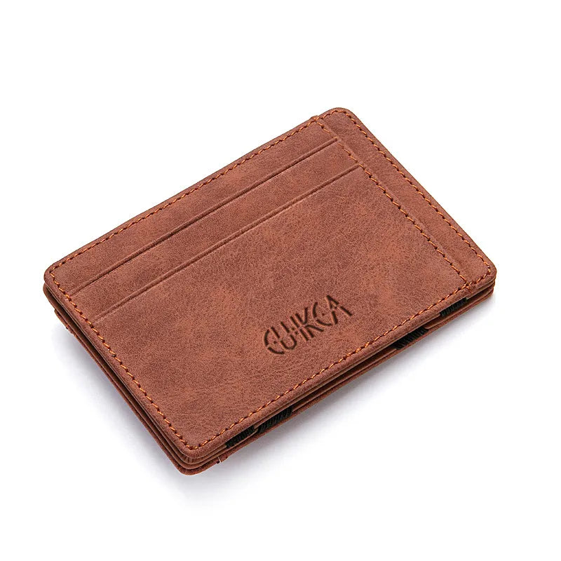 Mini Card Holder Wallet: Quality PU Leather - Man Gifts Shop