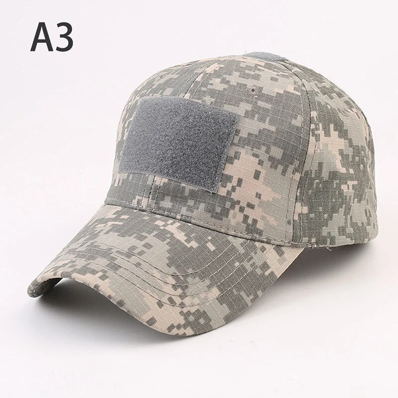 MGS Military Baseball Caps Camouflage Tactical Army Soldier Combat Paintball Adjustable Summer Snapback - Man Gifts Shop