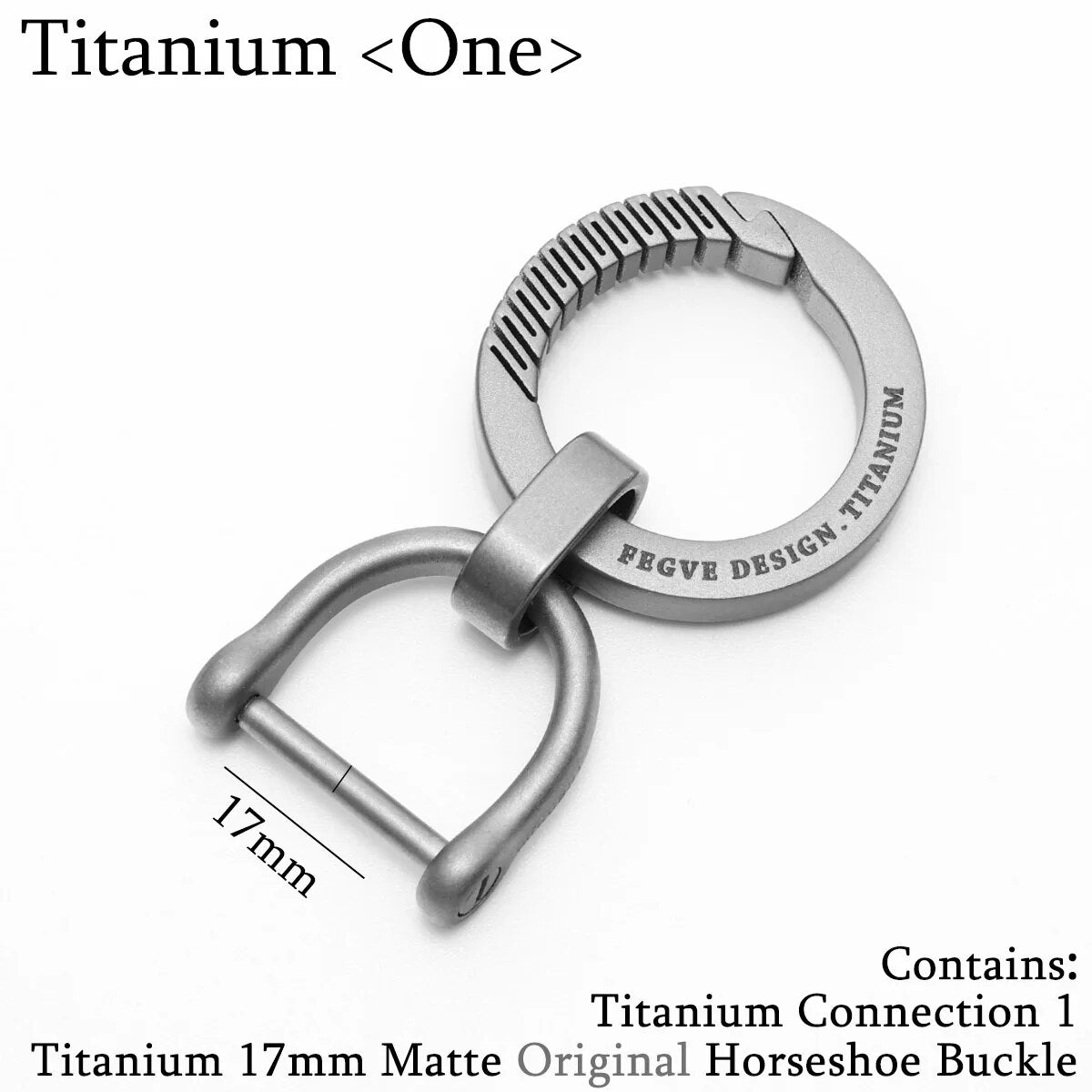 Real Titanium EDC Keychain Luxury Car Key Ring - Man Gifts Shop