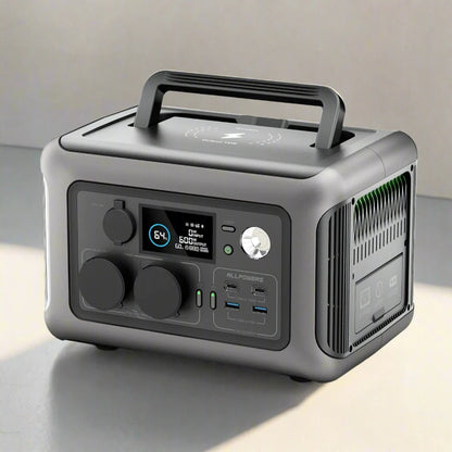 ALLPOWERS Portable Power Station R600, 299Wh LiFeP04 Battery with 2x 600W (1200W Surge) AC Outlets