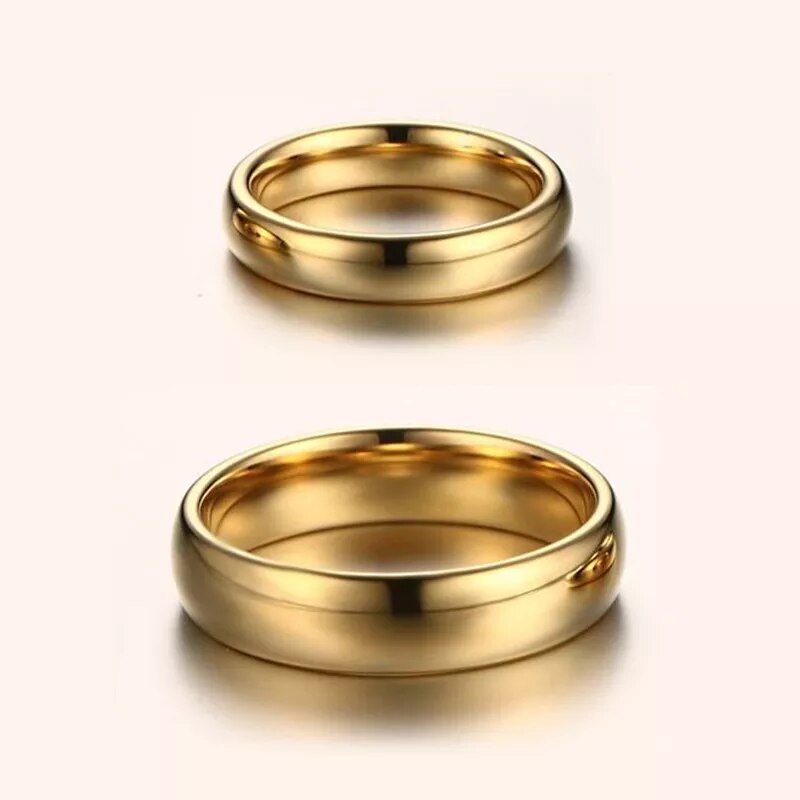 Golden Engagement Wedding Ring For Men - Man Gifts Shop