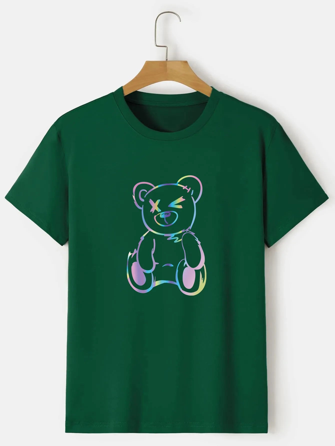 MGS Teddy Bear Print Tees: Your Essential Men's Summer Fashion Statement - Man Gifts Shop