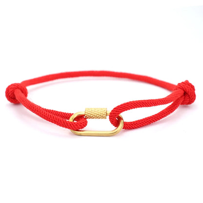 MGS Adjustable Handmade Rope Bracelet for Men – Stainless Steel Buckle & 3mm Beads