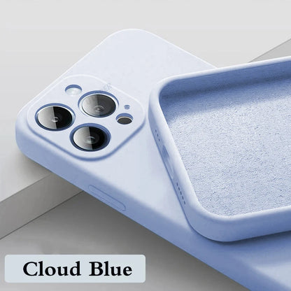 Shock-Proof Silicone Case for iPhone 15 & 16 Series – Soft, Stylish, and Protective