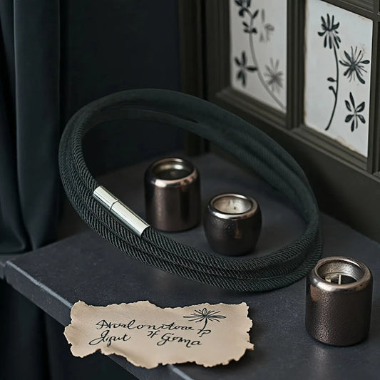 Bold Black 3-Layer Milan Cord Bracelet – Refined Style for Him
