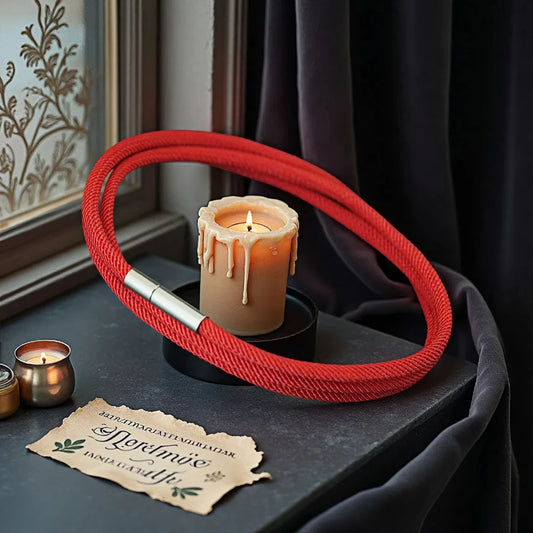 Bold Red 3-Layer Milan Cord Bracelet – Refined Style for Him