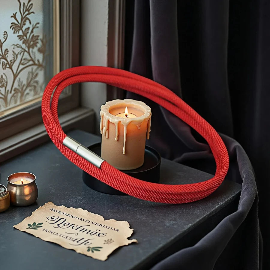 Bold Burgundy 3-Layer Milan Cord Bracelet – Refined Style for Him