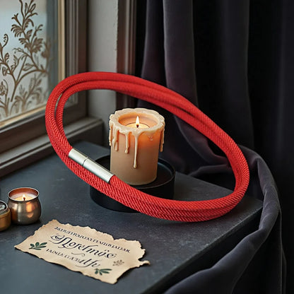 Bold Burgundy 3-Layer Milan Cord Bracelet – Refined Style for Him