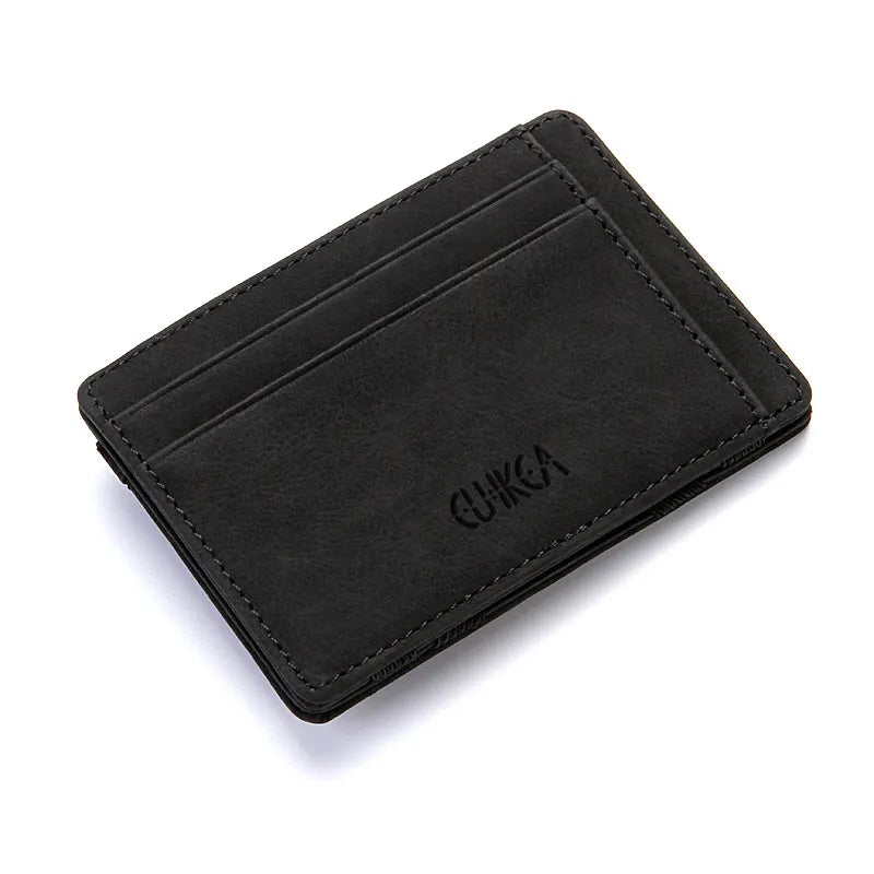 Mini Card Holder Wallet: Quality PU Leather - Man Gifts Shop