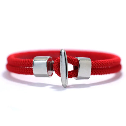 51Luckind Milan Rope Anchor Bracelet – Handmade Cotton Survival Jewelry for Men & Women