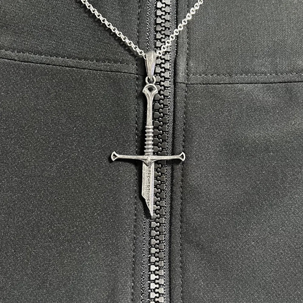 Aragorn Narsil Broken Sword Necklace - Man Gifts Shop