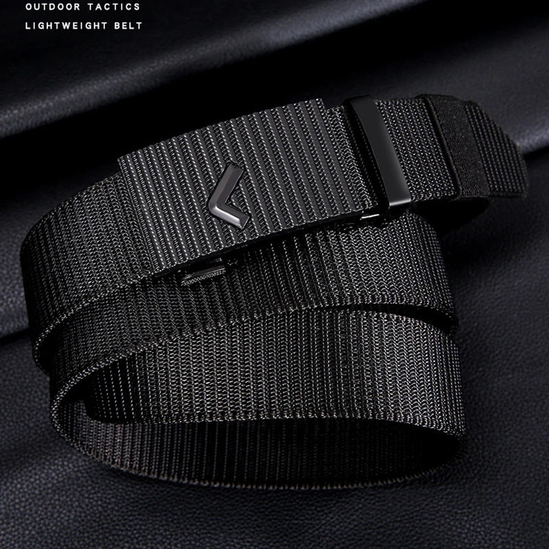 MGS Nylon Breathable Belts for Men: Cowboy Canvas Designer Belt - Outdoor Tactical and Military - Man Gifts Shop