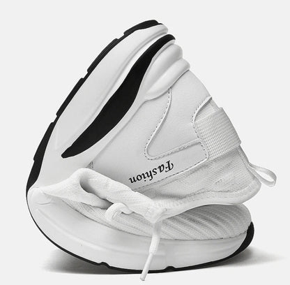 Men's Height Increasing Sneakers – 8cm Elevator Shoes with Breathable Mesh, Casual Sport Style for Taller Look