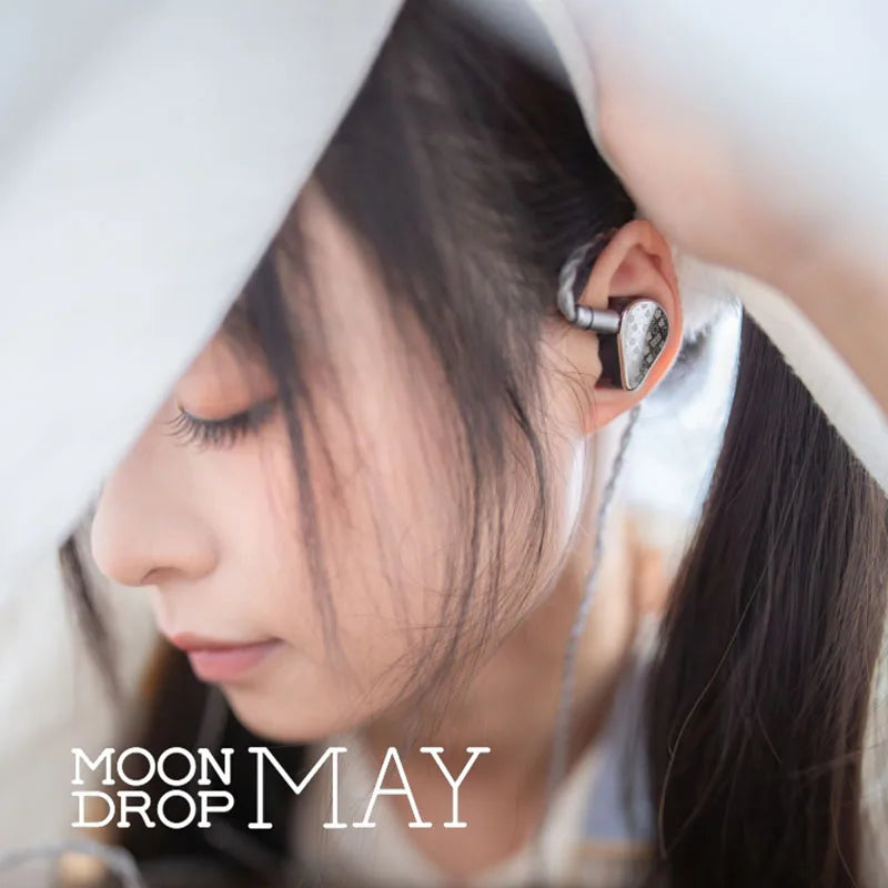 MOONDROP MAY DSP Headphones USB-C Online Interactive DSP Dynamic Driver Planar Driver Hybrid In-ear with Interchangeable Cable