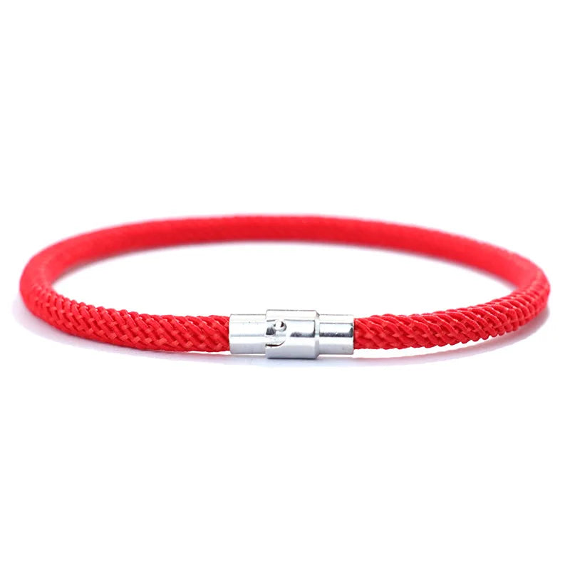 Minimalist Rope Bracelet with Magnetic Clasp – Multiple Colors – Unisex by Knotic