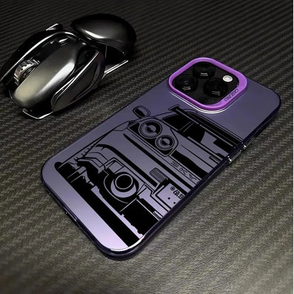 JDM Dream Car Matte Silicone Case for iPhone 16 Pro, 15 Pro Max, 14, 14 Pro, 14 Pro Max, 16 Plus, XS – Style Meets Street Performance