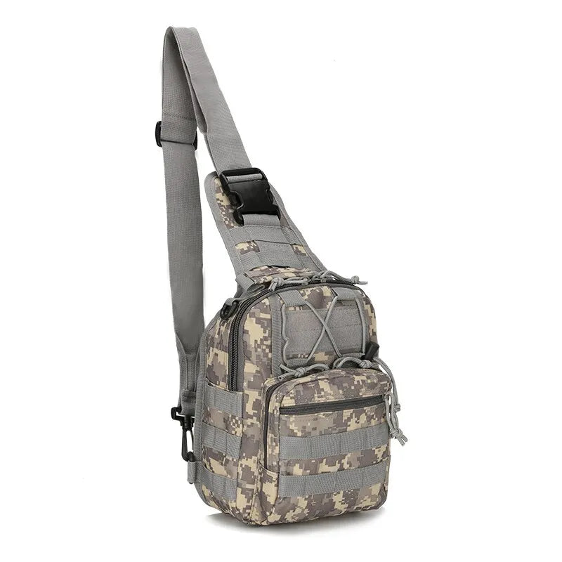 Rugged Tactical Crossbody Chest Bag for Adventurous Men - Man Gifts Shop