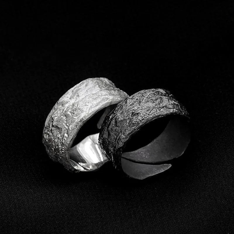 MGS Vintage Fault Stone Vein Ring - Man Gifts Shop