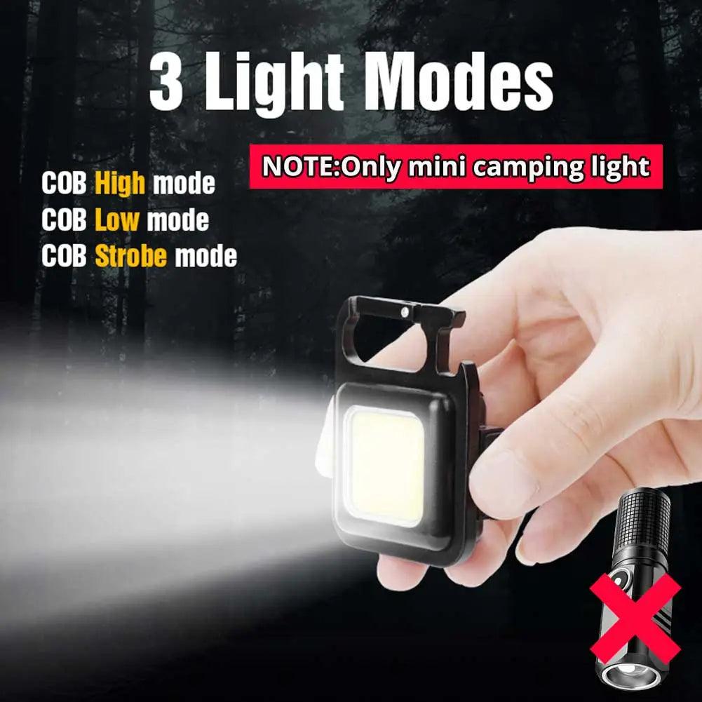 Powerful LED Flashlight Built-in Battery Type-c Rechargeable - Man Gifts Shop