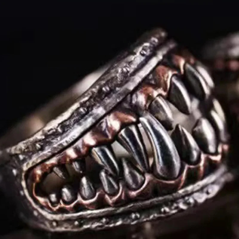 MGS Devil Tooth Open Zinc Alloy Ring