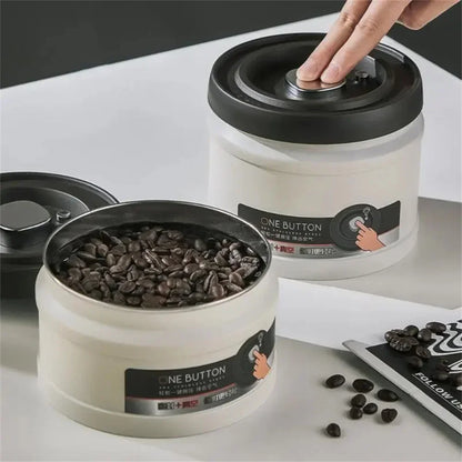 Stainless Steel Vacuum Sealed Coffee Canister – Airtight Food Storage