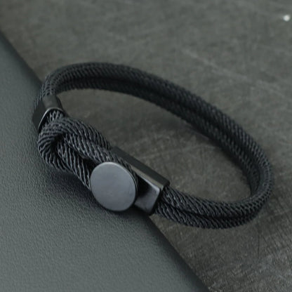 MGS Lucky Cord Bracelet for Men – Grade A Beaded Rope Bracelet