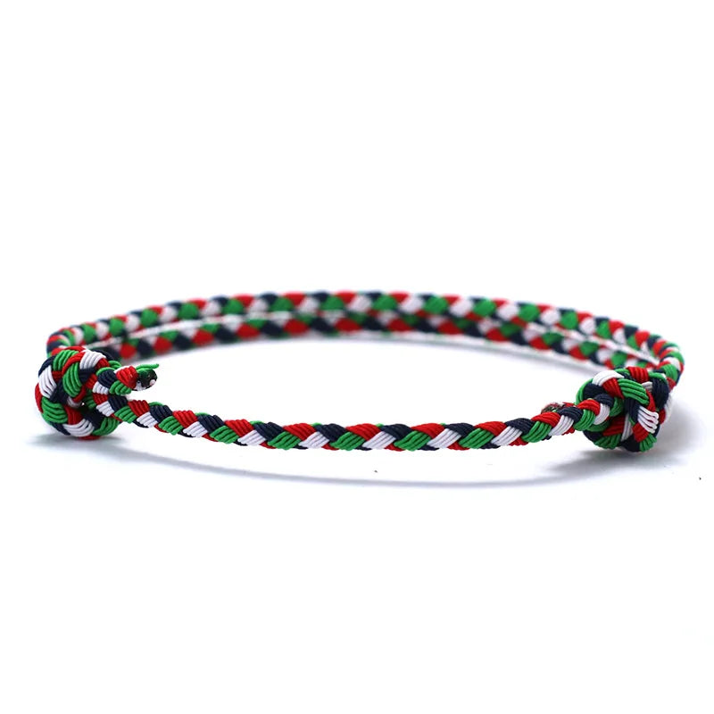 Braided Holiday Friendship Rope Bracelet