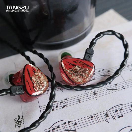 TangZu Xuan Nv Wired HiFI In-Ear Earphone Dual Dynamic Driver IEM Music Monitor Earbuds Wired Headset w/ 0.78mm Detachable Cable