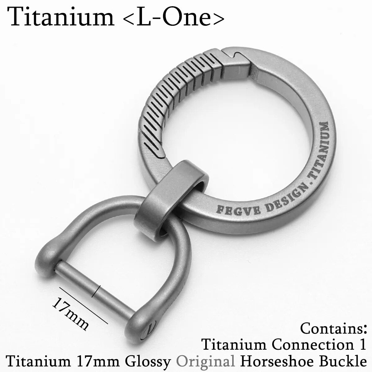 Real Titanium EDC Keychain Luxury Car Key Ring - Man Gifts Shop