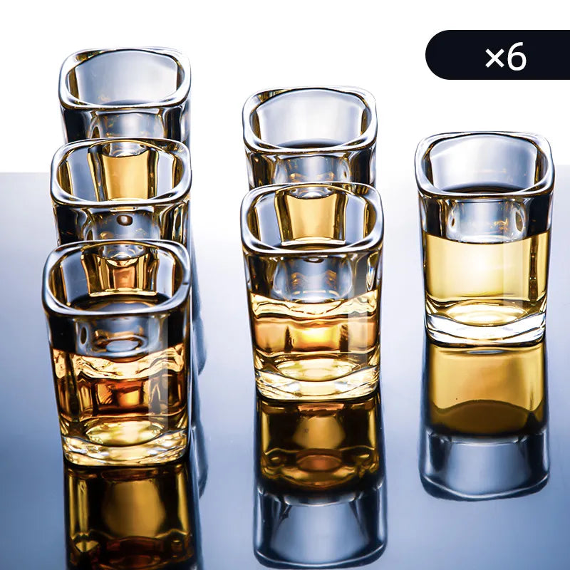 MGS Shot Glass Set with Cup Storage Rack - Man Gifts Shop