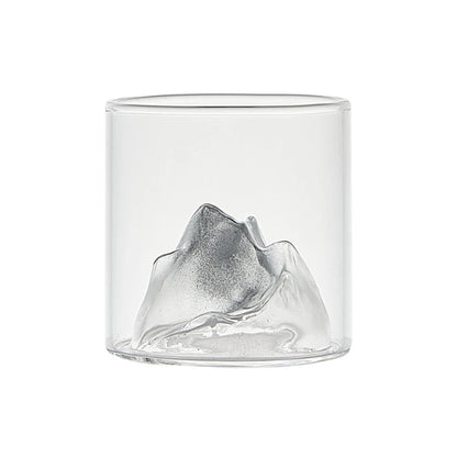 MGS Japanese Whisky Glass Cup 3D Mountain Water Glass - Man Gifts Shop